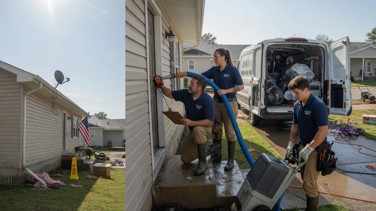 Ceiling Water Damage Restoration in Rochelle, GA near me